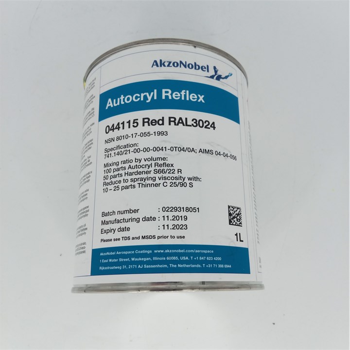 AUTOCRYL-REFLEX/RAL3024 (1-Ltr-Tin)