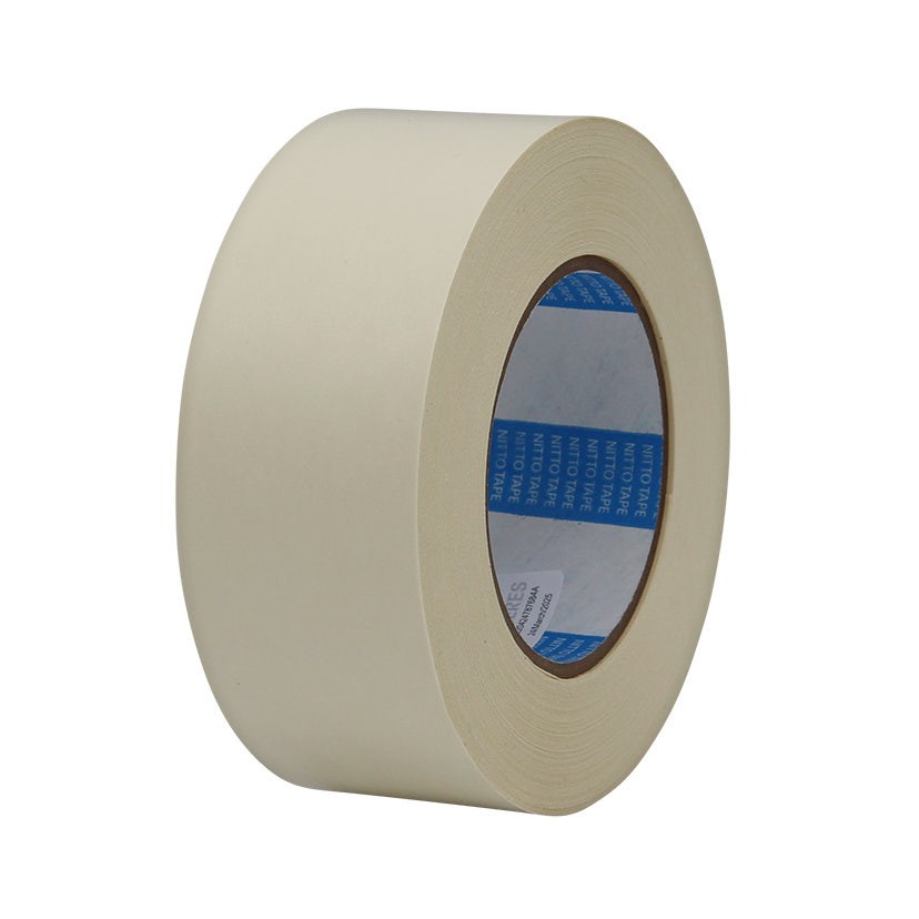 Nitto P-55 White 2 17-MIL BMS 5-133G Type II Class 1 Spec Flame Retardant  Double Coated Cloth Tape - 2 x 25 Yard Roll at