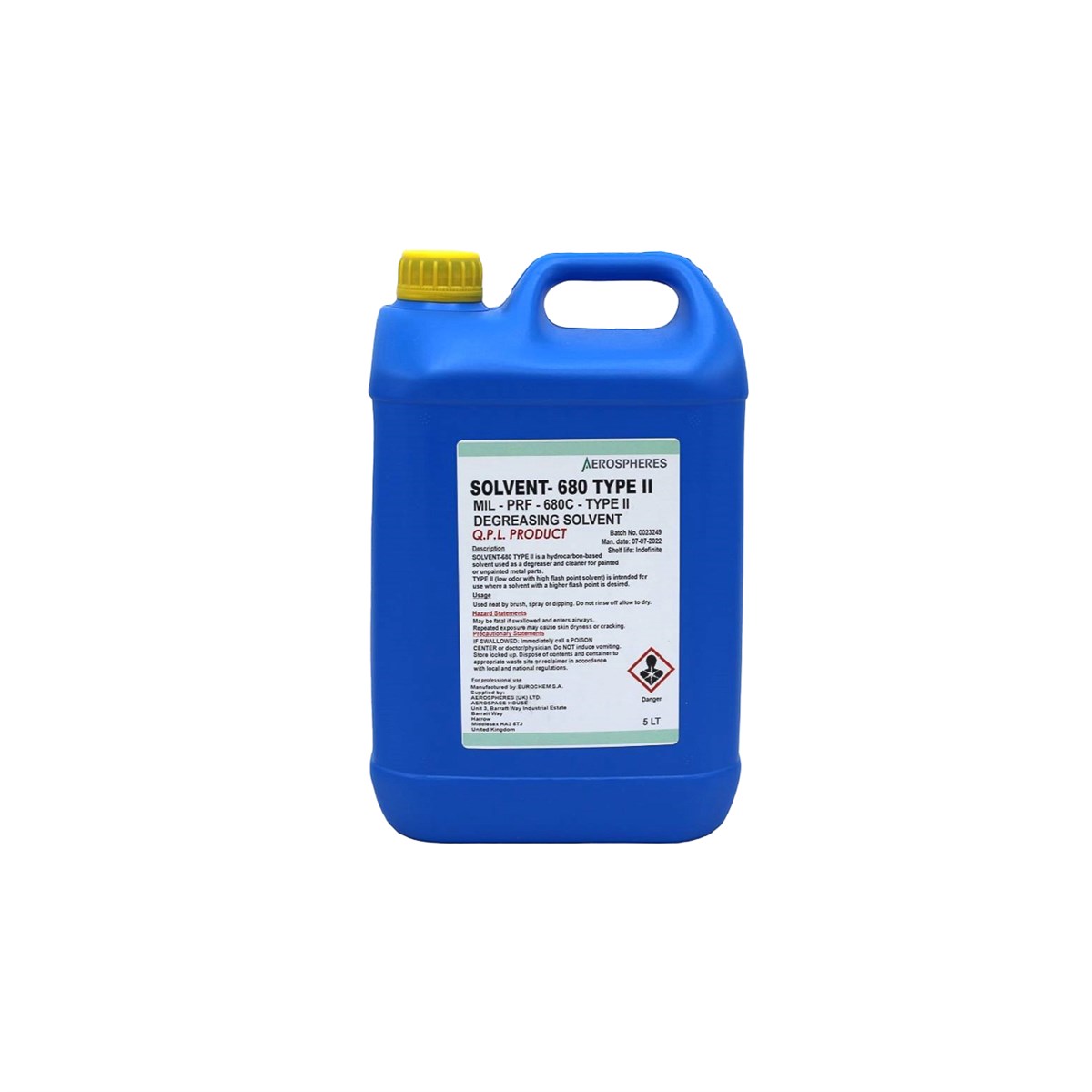 Pd680 Eurochem PRF680 Cleaning Solvent | Aerospheres